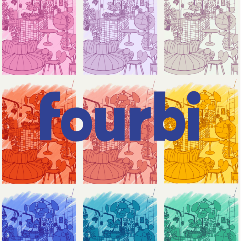 Fourbi Logo and visual identity
