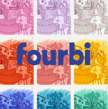 Fourbi Logo and visual identity